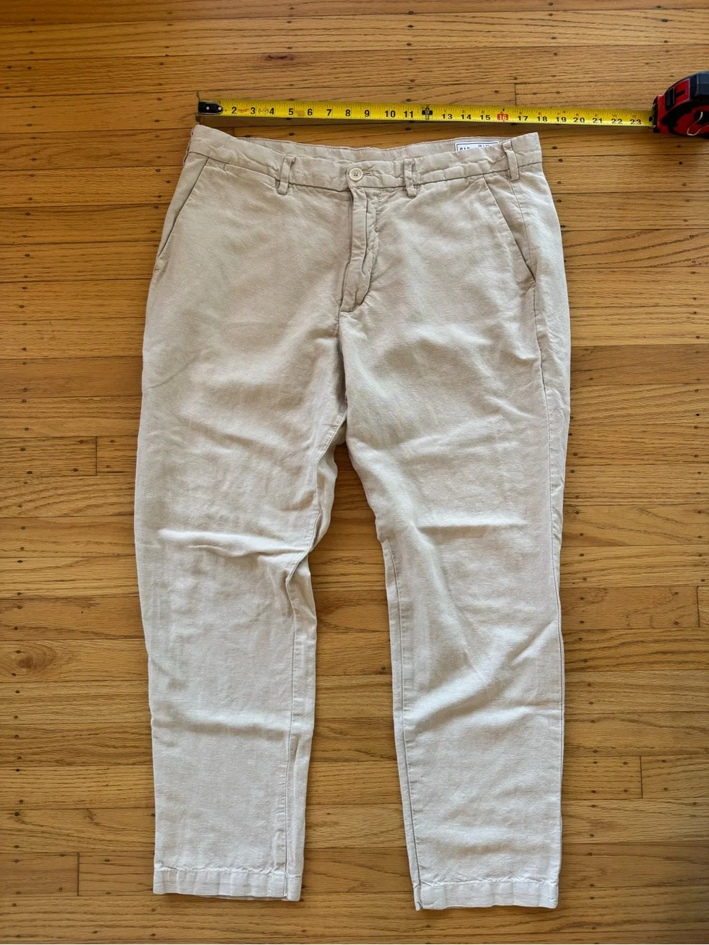 Gap Linen Blend Chino Pants Beige Men’s 36x30